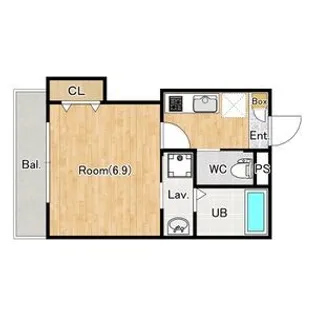 ジーメゾン伊勢原【1階】の間取り