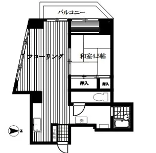 神奈川県横浜市神奈川区台町【マンション】の間取り