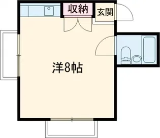 ハウスサンオミノ【2階】の間取り