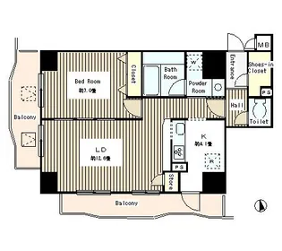 アルブル高輪【3階】の間取り