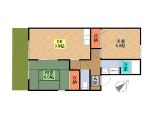 セジュールマリモII【1階】の間取り