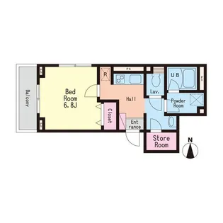 ノーブルレジデンス【2階】の間取り