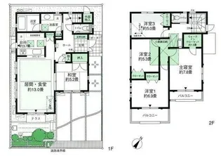 神奈川県相模原市南区上鶴間5【一戸建】の間取り