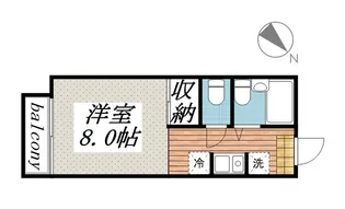 コーポつつじ【2階】の間取り