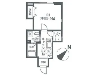 MEI MAISON メメゾン【1階】の間取り