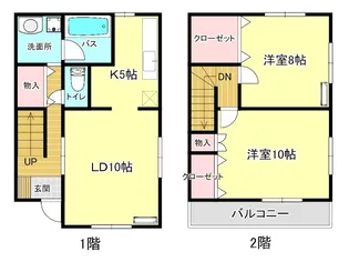 プランドールSPB A棟の間取り