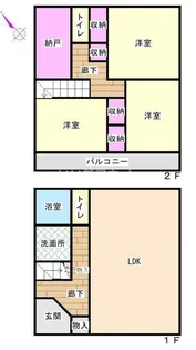 静岡県掛川市大坂【一戸建】の間取り