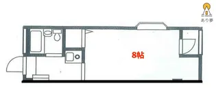1Kの間取り画像