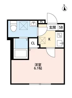 千葉県千葉市花見川区幕張町6【アパート】の間取り
