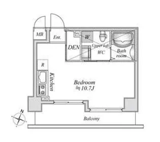リエス千葉新宿【8階】の間取り