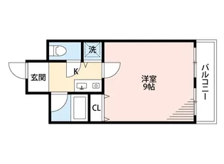アルザス江坂【3階】の間取り