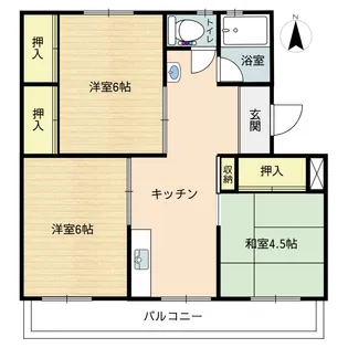 伊藤マンション【2階】の間取り