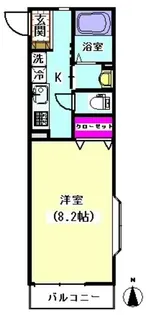 エルパレス【2階】の間取り