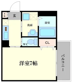 みおつくし岸里【2階】の間取り