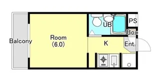 シャルム登戸【1階】の間取り