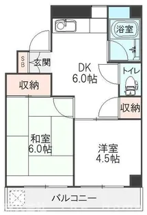 東京都新宿区中落合2【マンション】の間取り