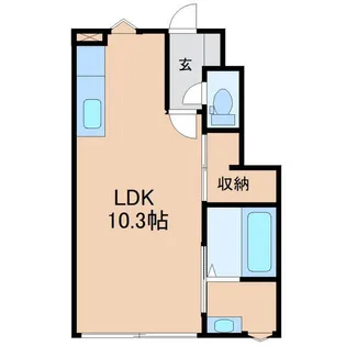 INTEGRAL BRUGGE【1階】の間取り