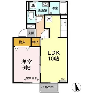 サンシャイン成出【2階】の間取り