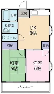 ウインベルB棟【1階】の間取り