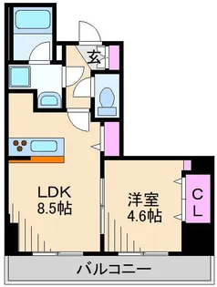神奈川県横浜市港北区新横浜1【マンション】の間取り