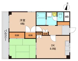 シャインロード17【2階】の間取り