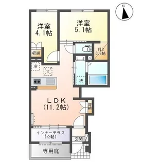 リコリス【1階】の間取り