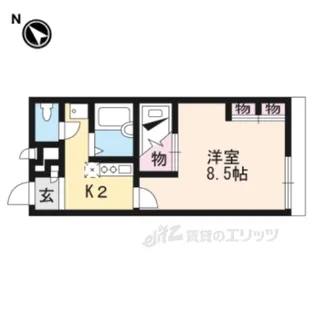 レオパレスアミーゴ【2階】の間取り