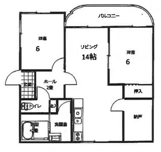 メゾン・アブニール【3階】の間取り