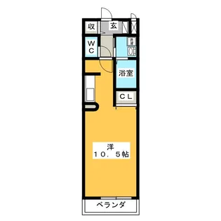 CROWN SUGIMOTO-G【3階】の間取り