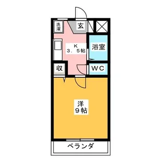 アーケティックマンションIII【1階】の間取り