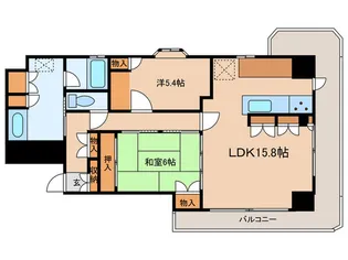 サンパーク名駅スクエア【9階】の間取り