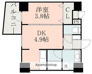 GMH並木坂【4階】の間取り