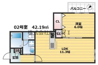 ブランレグルス・旭化成ヘーベルメゾンHEBEL HAUS【3階】の間取り