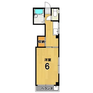 コーポ上野【3階】の間取り