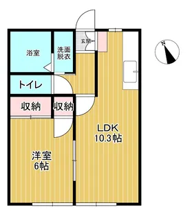 メゾンサライ【2階】の間取り