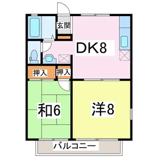 ファーストハイツ福王台【2階】の間取り