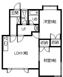 エレガンス東陽 A棟【2階】の間取り