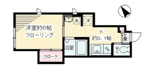 エストレーラ赤堤【1階】の間取り