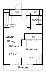 ハイツアルメリア【2階】の間取り