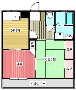 ツインクルプラザ【2階】の間取り