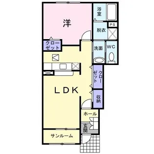 グラン・ソーレ I【1階】の間取り