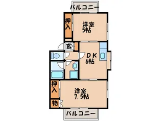フォーブル【2階】の間取り