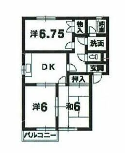 コーポオカリナ【2階】の間取り
