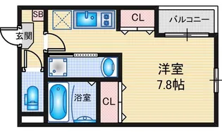 Champ de helianthe 本陣【1階】の間取り
