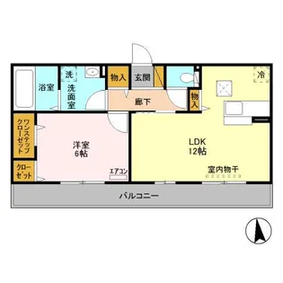 メゾン・ド・ヴェルーフ【1階】の間取り