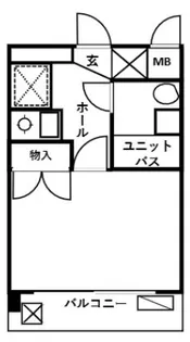 サンハイム本田【1階】の間取り