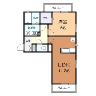 プロムナード桜台II【2階】の間取り