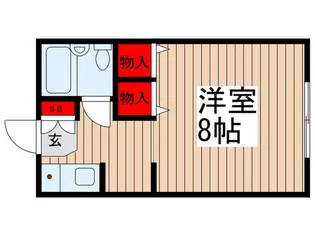 シャトレー保塚【1階】の間取り