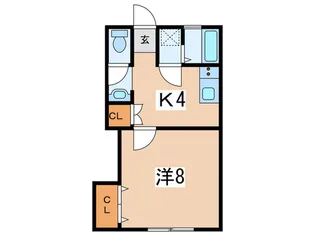 フェリーチェ【1階】の間取り