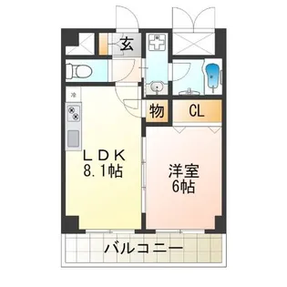 ラピスラズリ【6階】の間取り